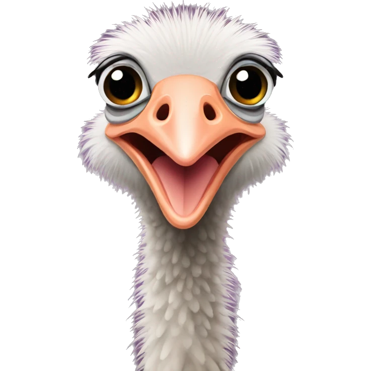 ostrich  emoji