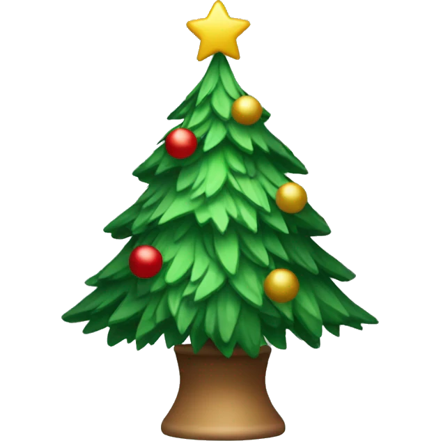 Dancing Christmas tree emoji
