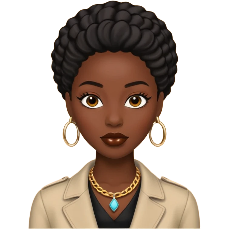 Black women aestetique emoji