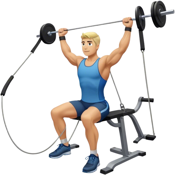 cable row exercise emoji