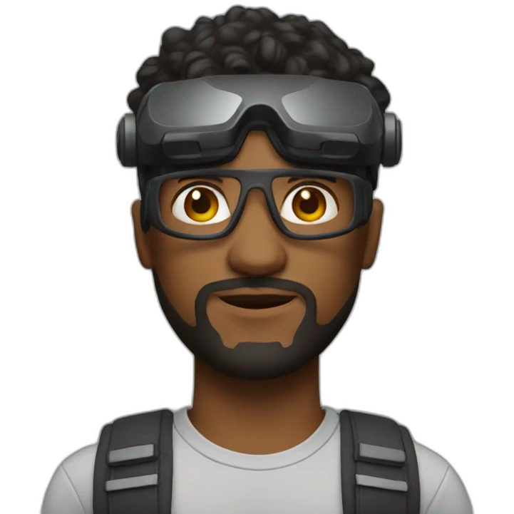 Male VR designer emoji