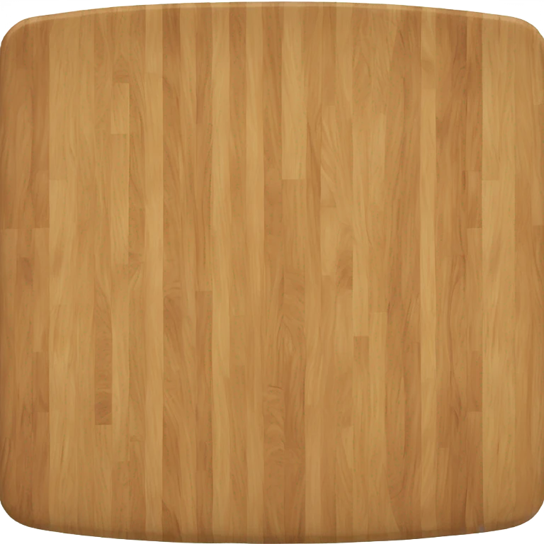 Oak cutting board in end wood emoji