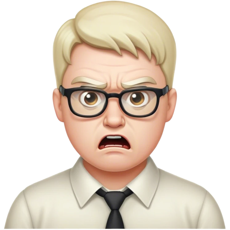 Angry nerd emoji