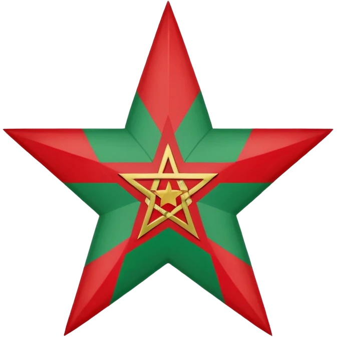Drapeau du Maroc original emoji