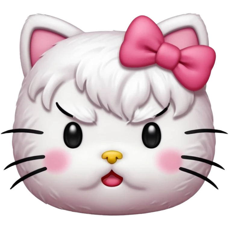 angry hello kitty emoji