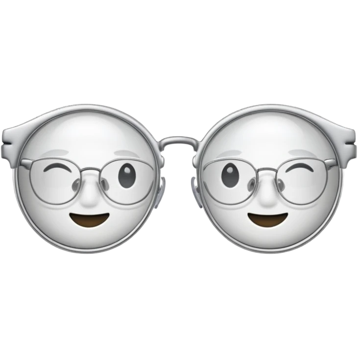 half moon glasses emoji
