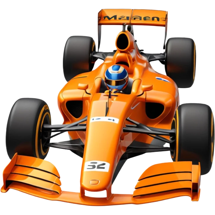 Formula 1 mclarende emoji