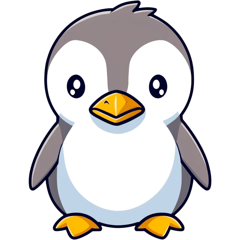 An angry penguin emoji
