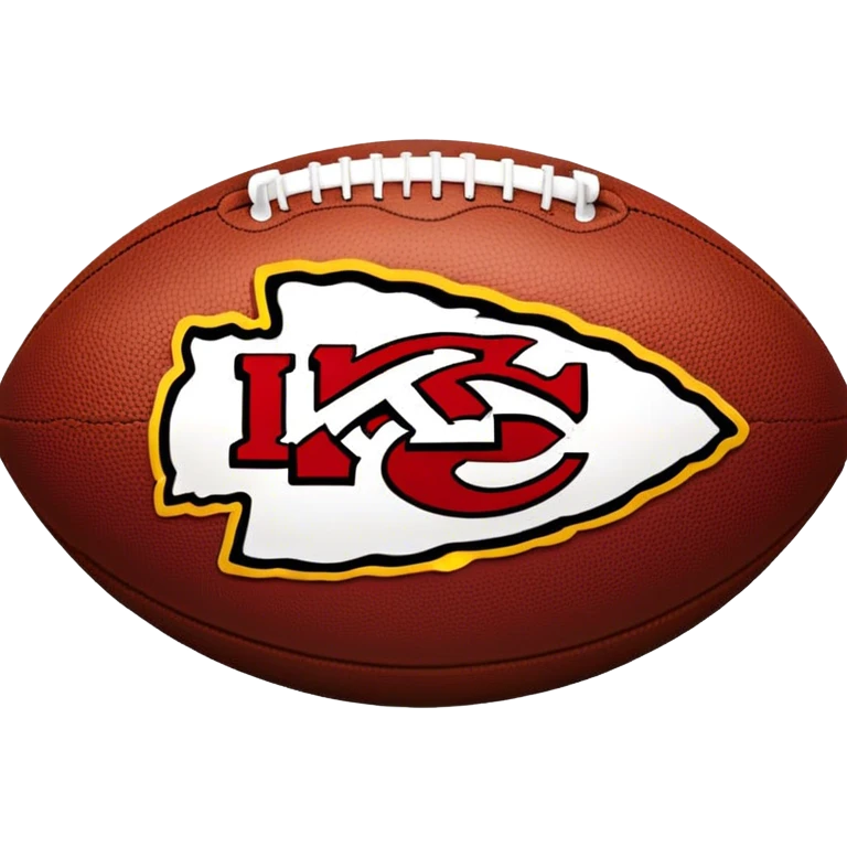 Chiefs logo football emoji