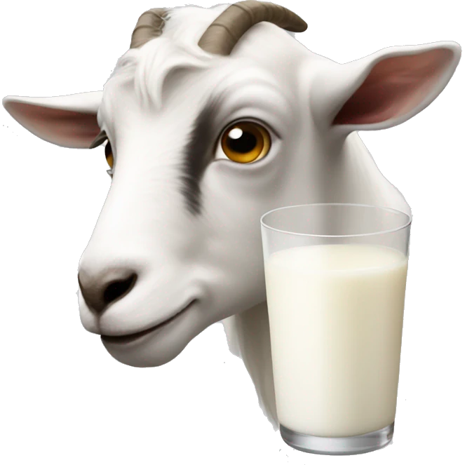 Goat milk emoji