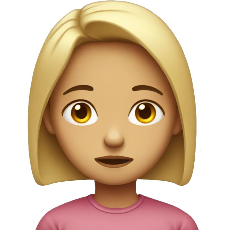 Sad Girl emoji