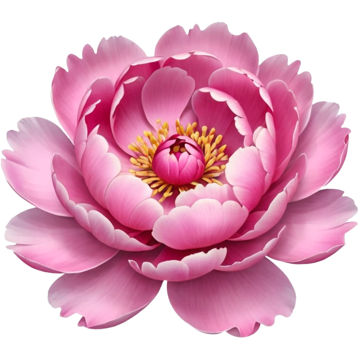 Create a peony flower emoji emoji