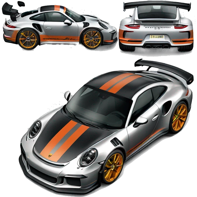 porsche 911 gt 3 rs emoji