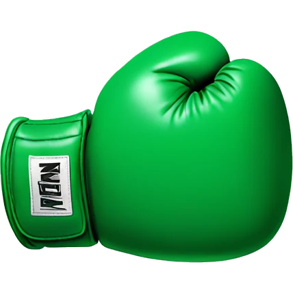 boxing glove green emoji
