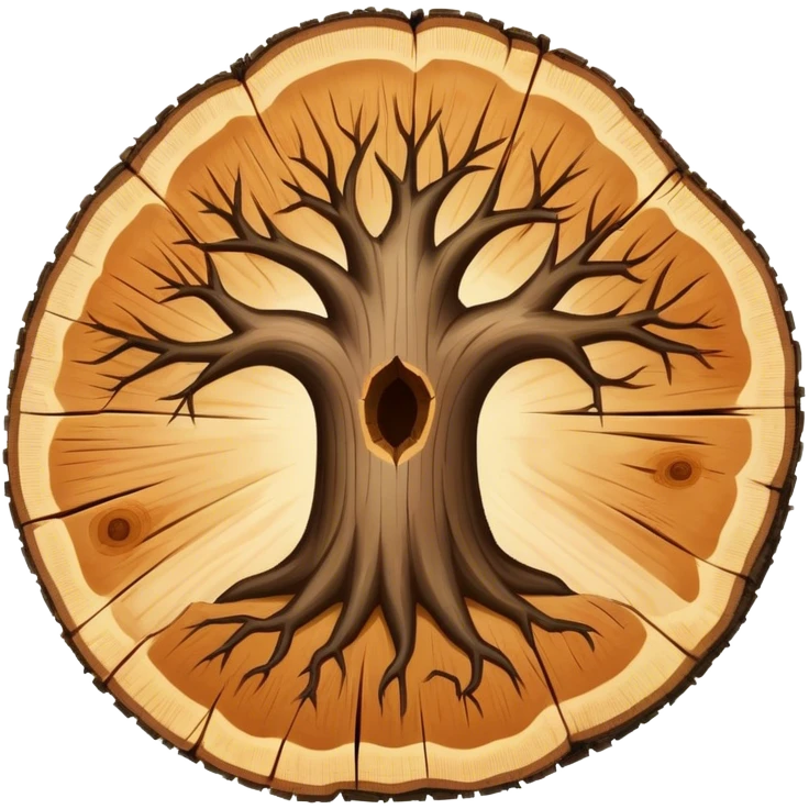 Tree cross section  emoji