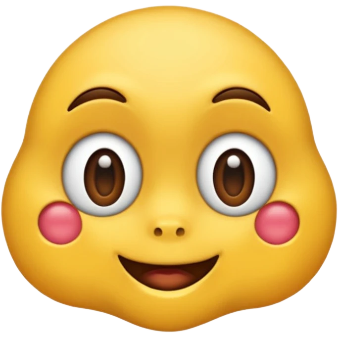 Улыбающийся смайл с капельками слез.  emoji