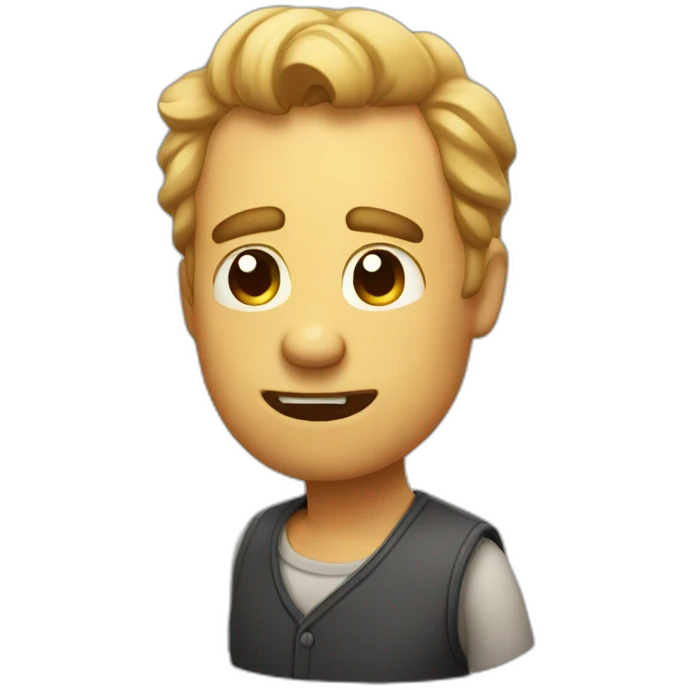 Very drunk man emoji