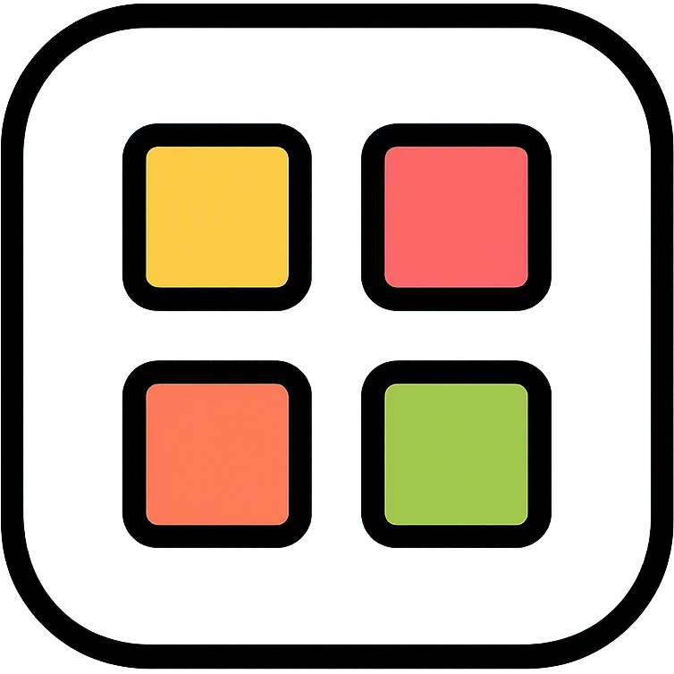 app icon, modern color icon style, clean and simple, suitable for an app launcher emoji