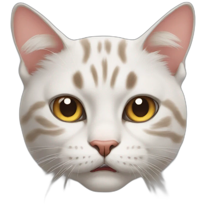 ugly cat emoji