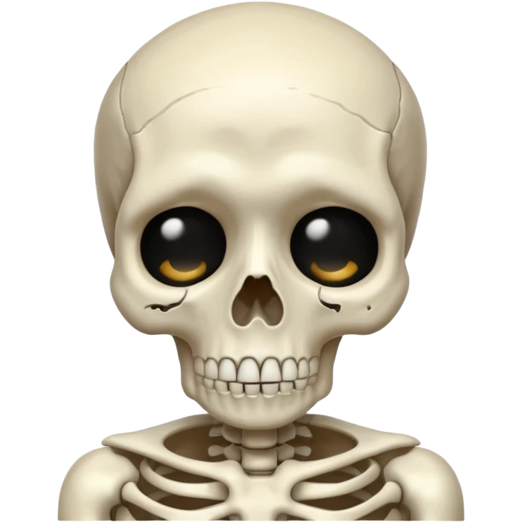 Squelette qui pleure emoji