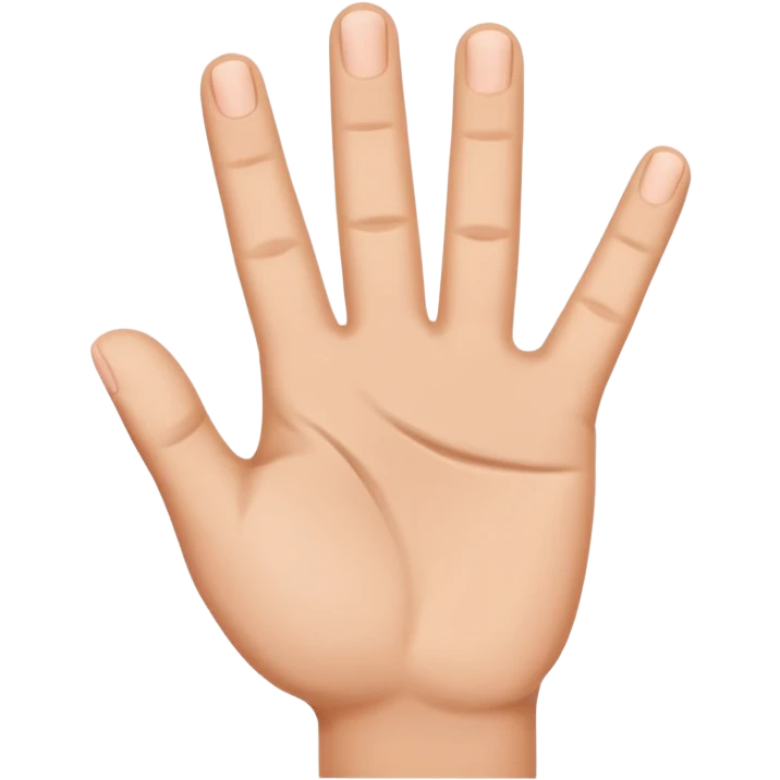Hand sign making an M emoji
