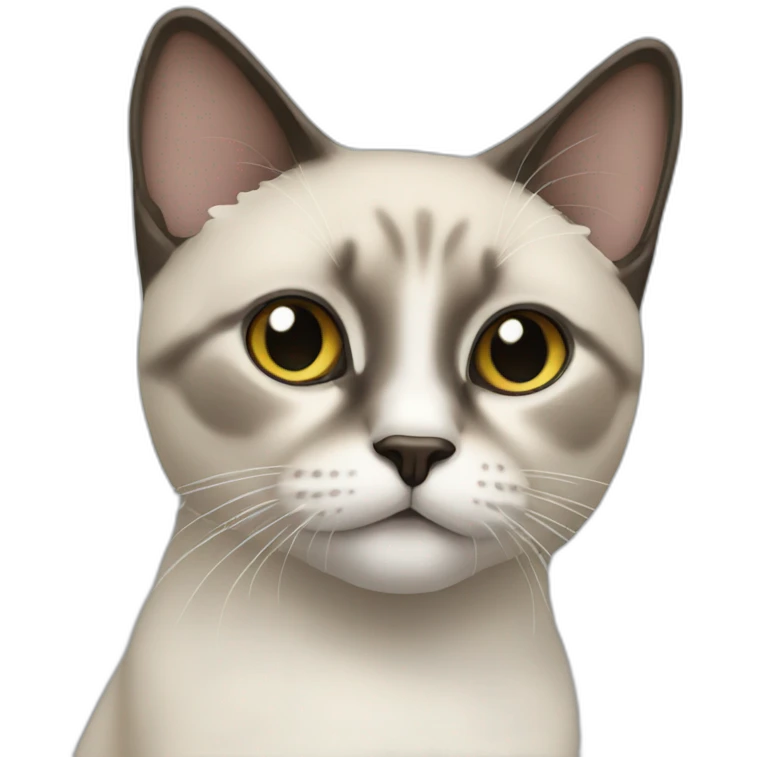 Chat siamois   emoji