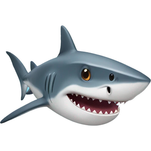 shark with star eyes emoji