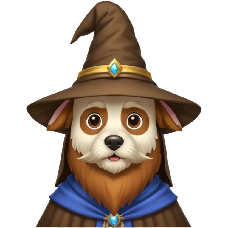 Dog wizard emoji