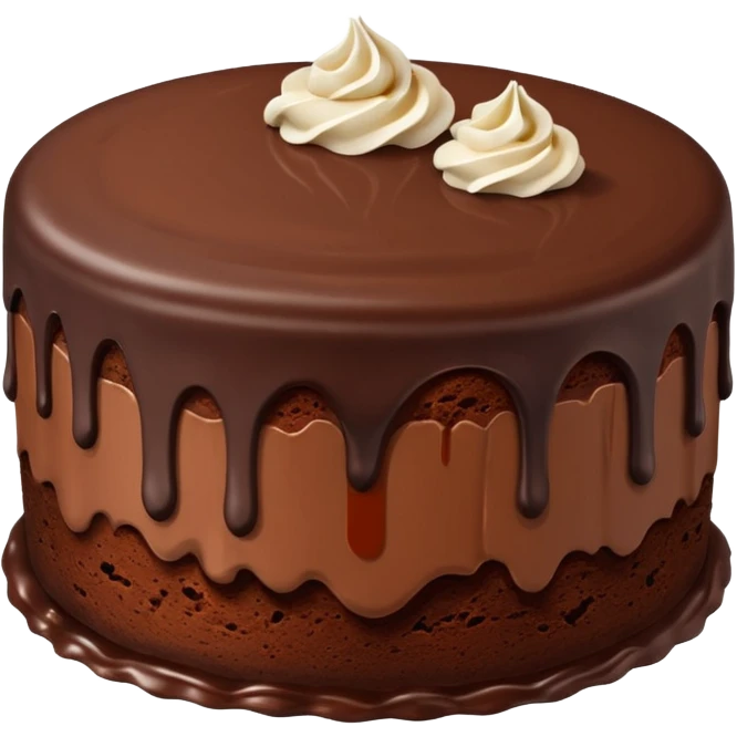 Mud cake emoji