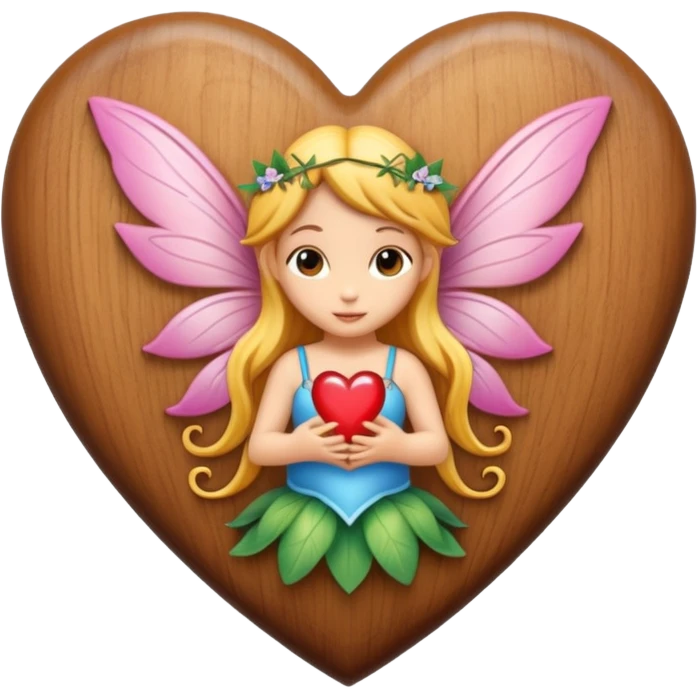 heart with a fairy motif emoji