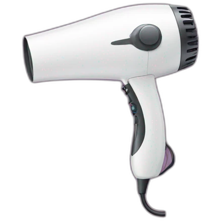 hair dryer emoji