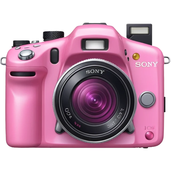 Sony pink camera emoji