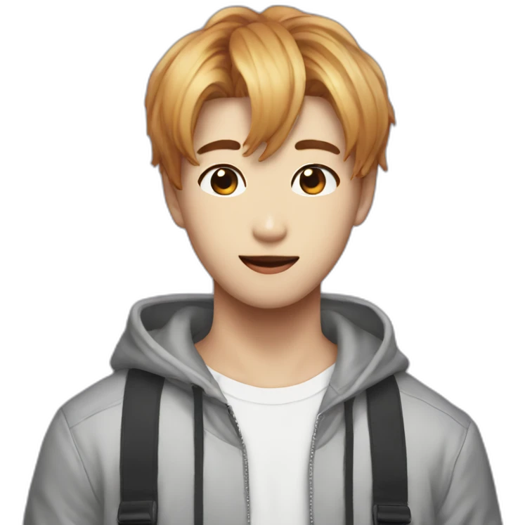 V from BTS groupe KPOP emoji