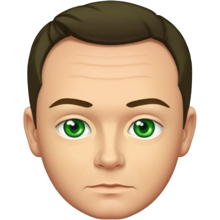 Tony Mortimer with green eyes emoji