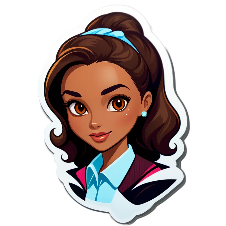 brown lady  emoji