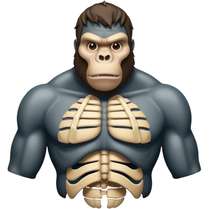 KONG ribs cage broken bones emoji