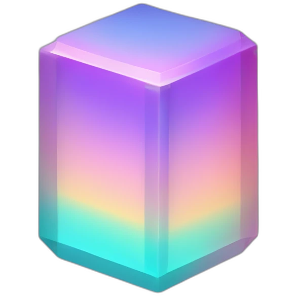 Pastel Gradient Hue Bismuth emoji
