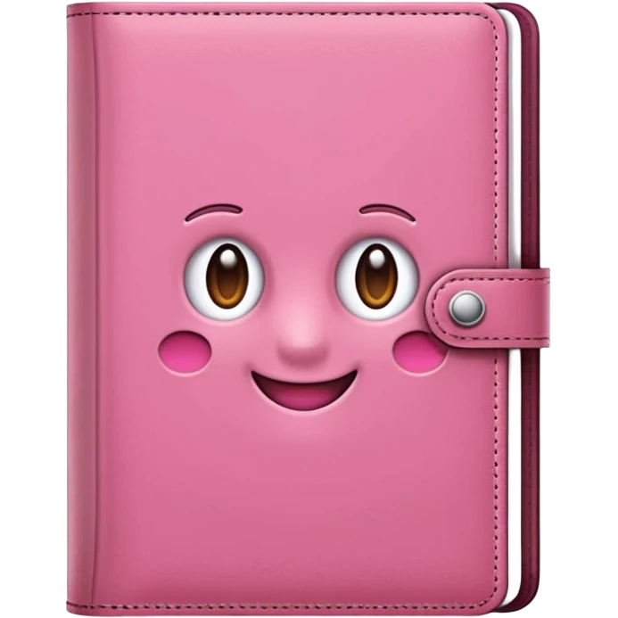 pink planner emoji