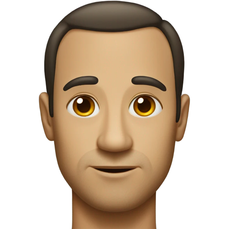 Make man with big forehead  emoji