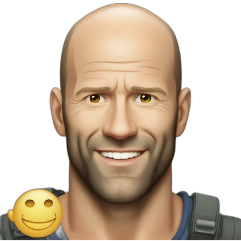 jason statham doigt d’honneur emoji