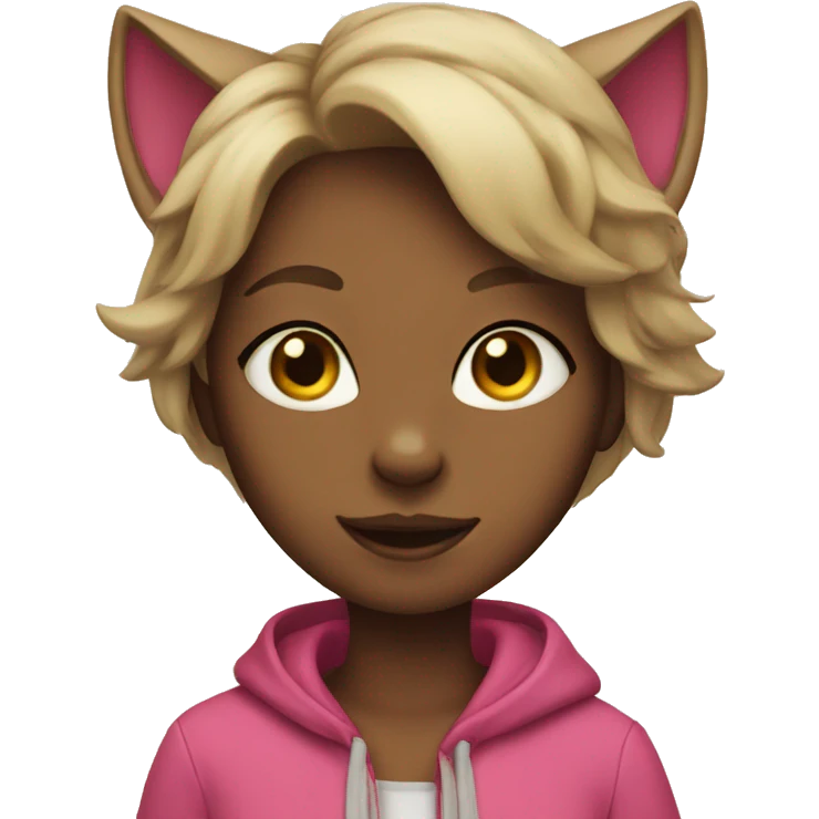 Cat girl emoji
