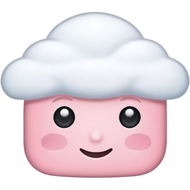 Light pink winter emoji