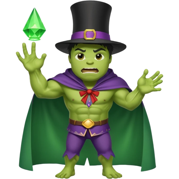 hulk fazendo magica  magico emoji