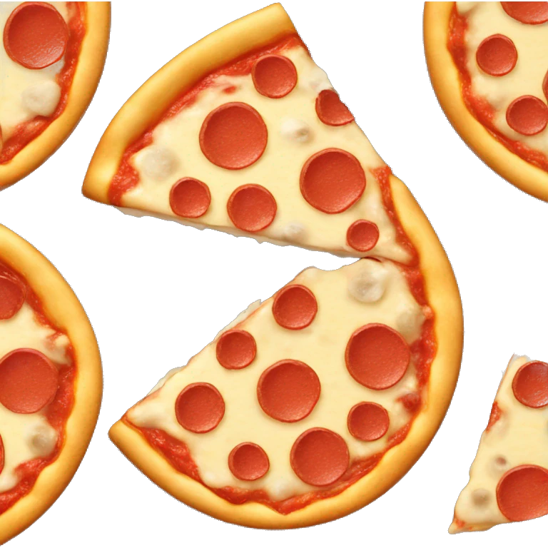 cheese pizza with little kittens on it emoji
