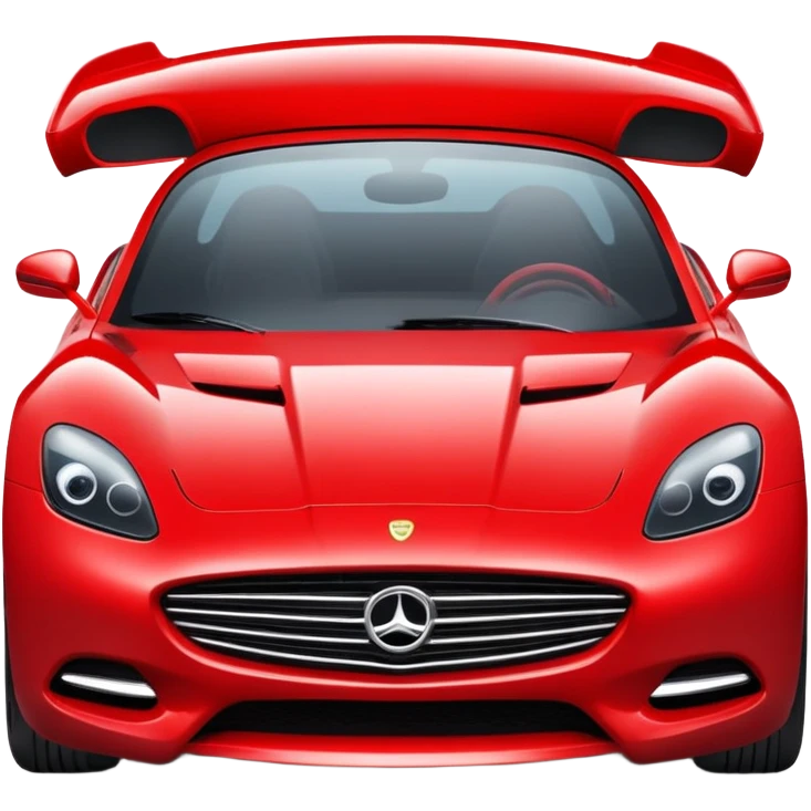 expensive red car emoji