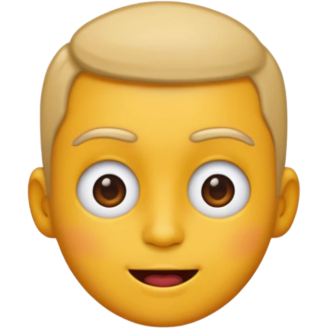 "Create a cute and colorful sticker of a talking head emoji 🗣️, cartoon style, with bold outlines and expressive face, perfect for chat apps, on a transparent background." emoji