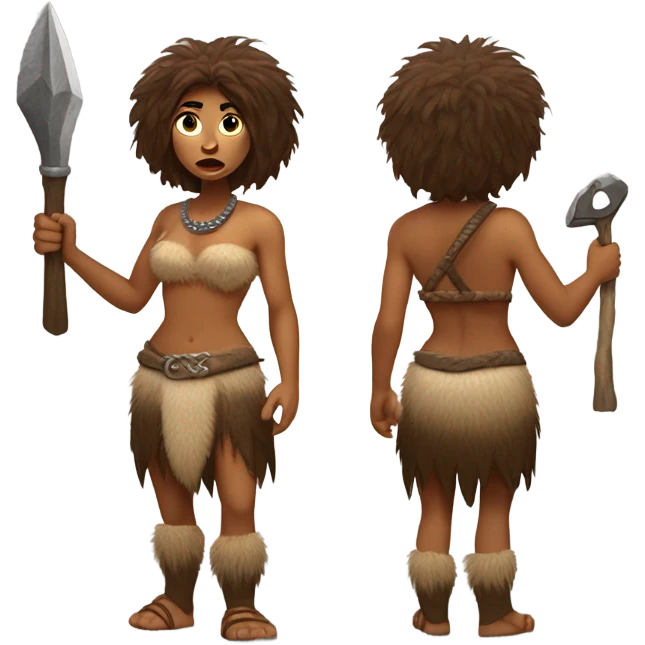 cave woman emoji