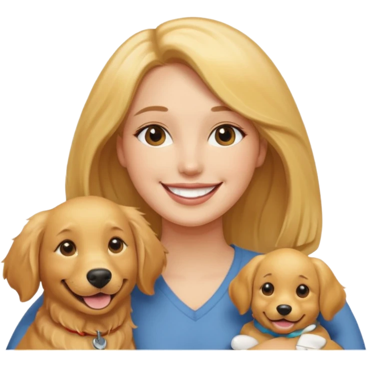 My love for you is greater than my love for dogs emoji