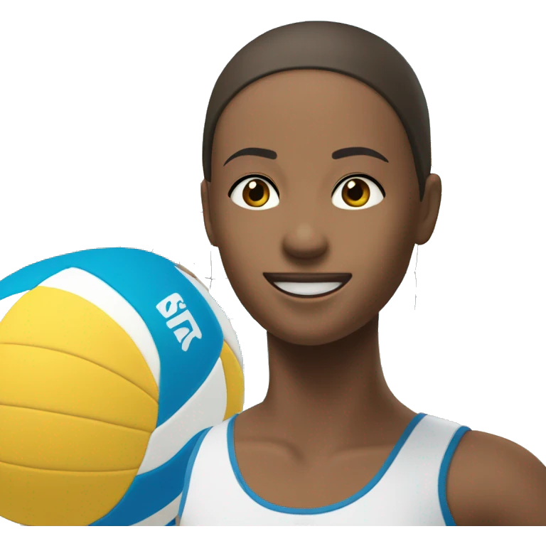 Beachvolleyball from the Brand Mikasa emoji