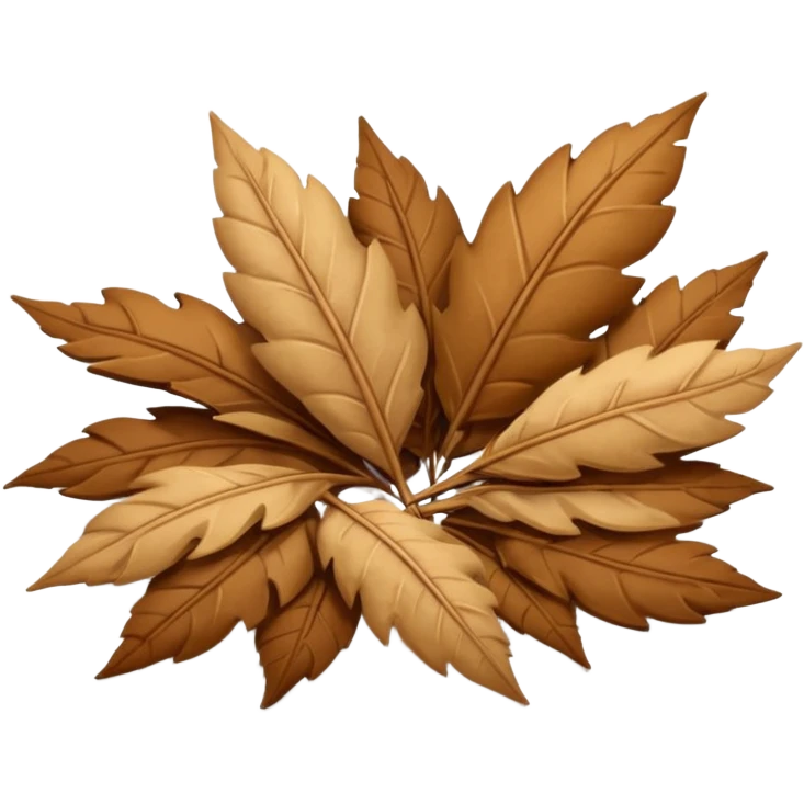 Wind leaves emoji